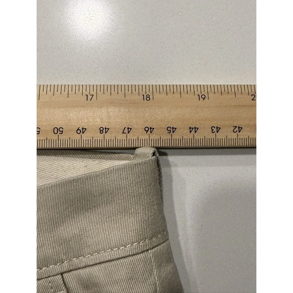 J.Crew Stretch Khaki Chino Pants 484 Slim Fit Beige W36 L32 Cotton